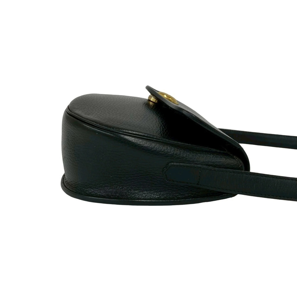 CHRISTIAN DIOR Vintage Black Leather Shoulder Bag - Picture 6 of 10